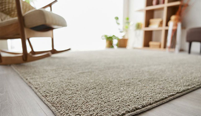 落ち着いた雰囲気のアースカラーのオーダーカーペット ソル