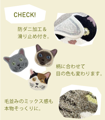 ネコカオ　チェックポイント