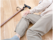 転倒時に衝撃を吸収してくれる イメージ