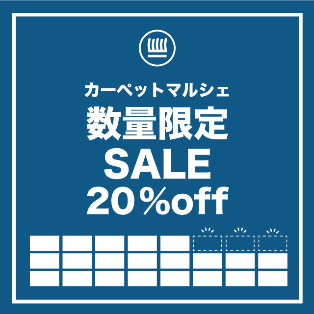 数量限定20%offクーポン