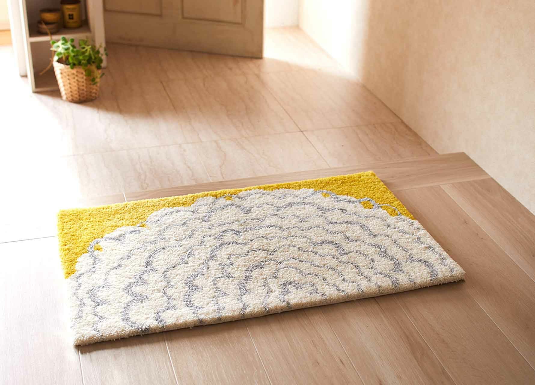 北欧 玄関マット イハナマット 防ダニ すべり止め 45×75cm｜スミノエ