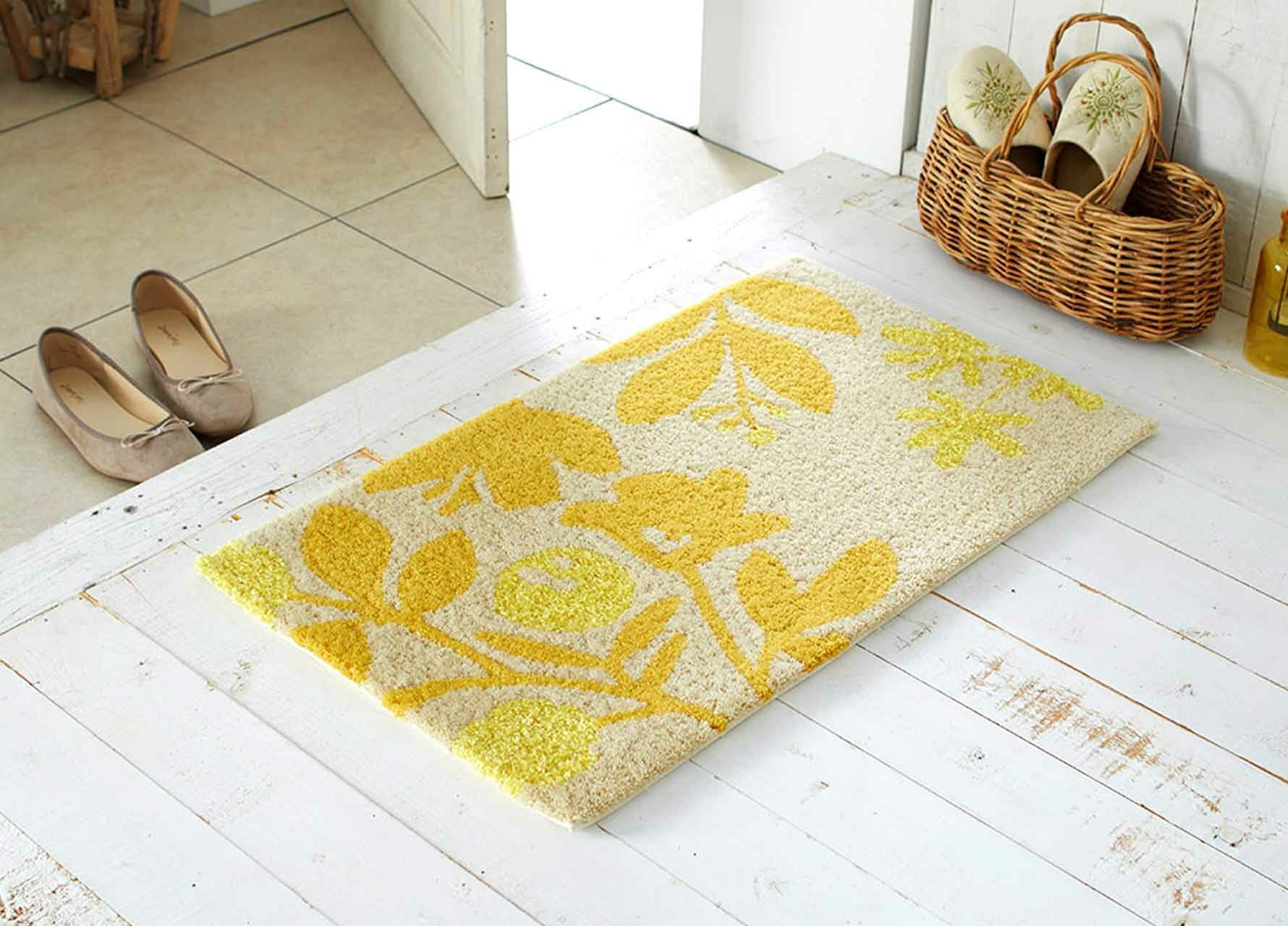 バスマット　玄関マット等に☆美品 東リ（TOLI） 玄関マット TOM5023 50cm×80cm （半円） 玄関マット 北欧