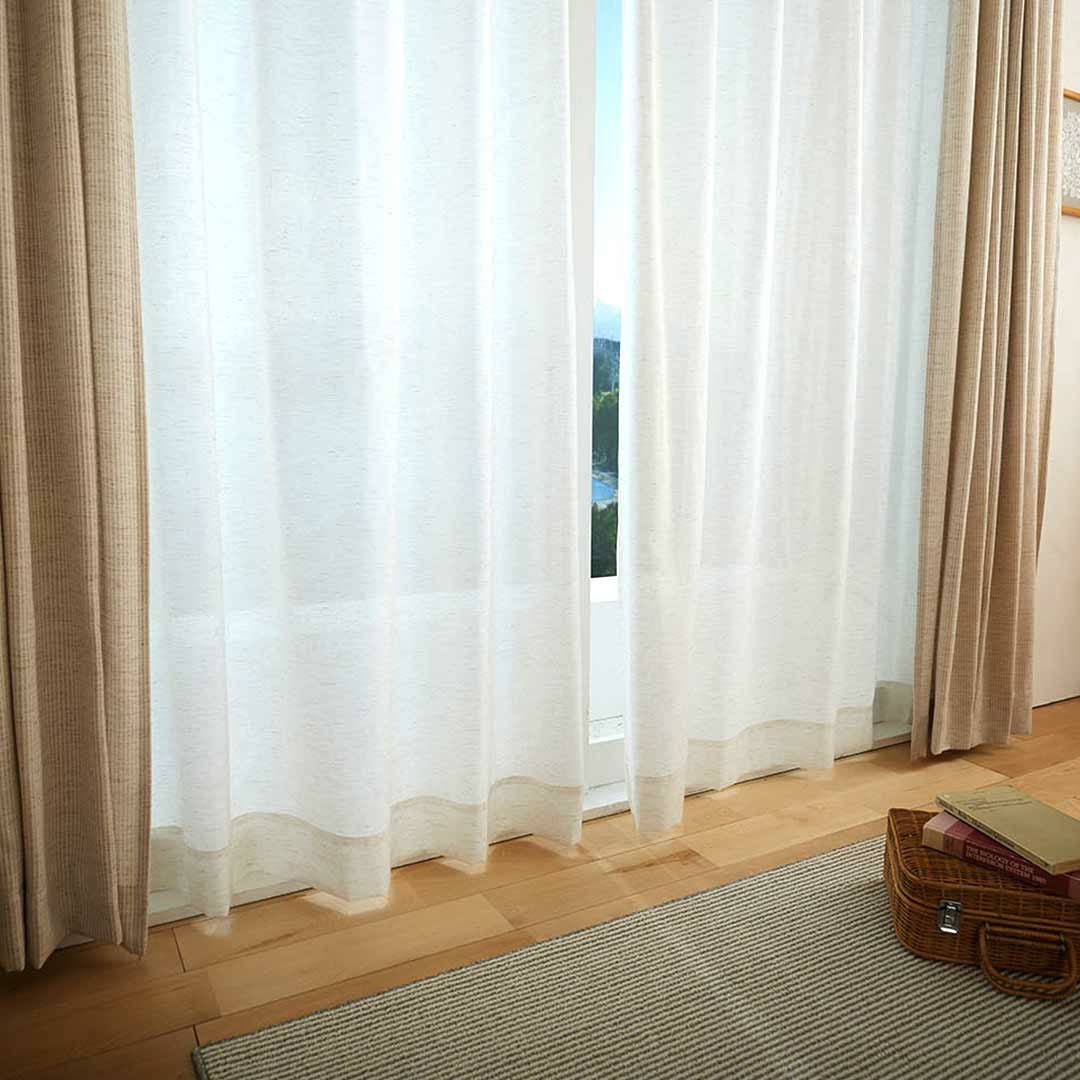 Lintone リントネ｜シアー(薄地)カーテン｜100×198cm (1枚入り