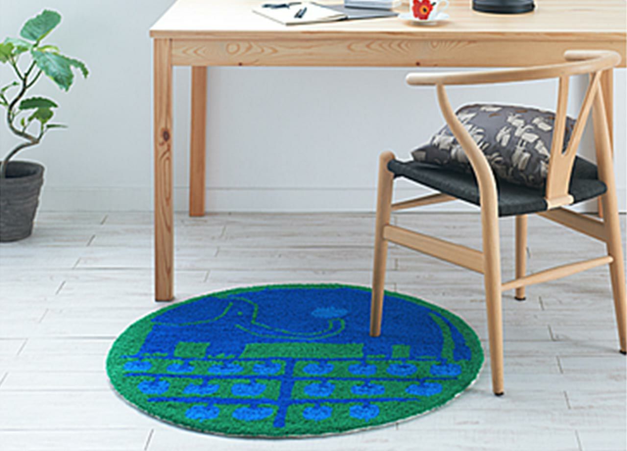 円形ラグ 100×100cm(正円)｜スミノエ公式通販｜カーペットマルシェ