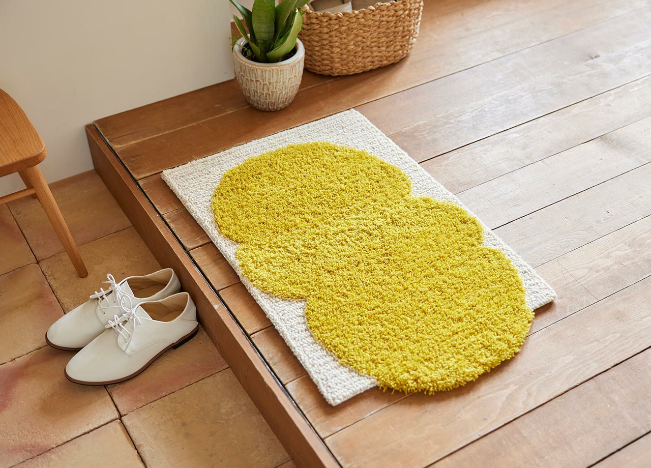 北欧 玄関マット カボチャクモマット 防ダニ 45×70cm｜スミノエ公式通販