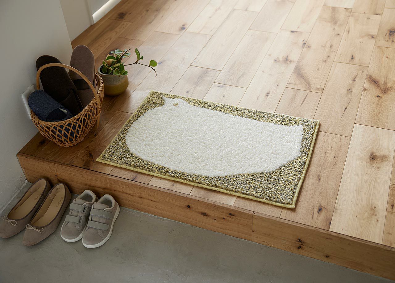 玄関マット ウズラ 洗える 防ダニ すべり止め 45×70cm｜スミノエ公式通販