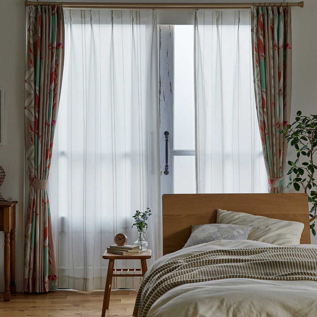 レースカーテン ステッチライン