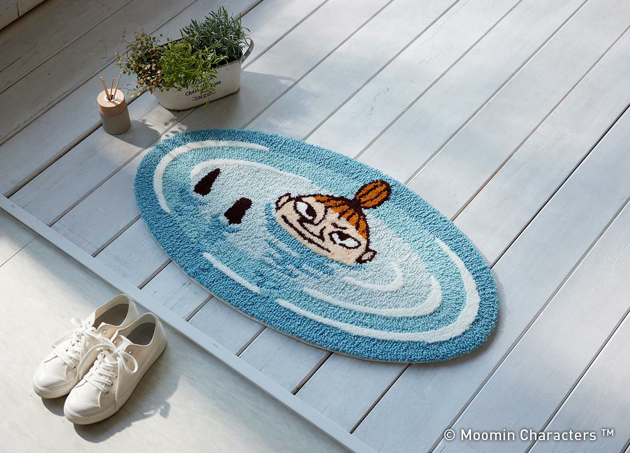 ☆新品未使用☆ ムーミン　インテリアマット MOOMIN（ムーミン） フィーカ インテリアマット 240 「送料無料